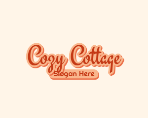 Retro Cozy Salon logo design