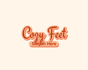 Retro Cozy Salon logo design