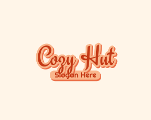 Retro Cozy Salon logo design