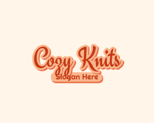 Retro Cozy Salon logo design