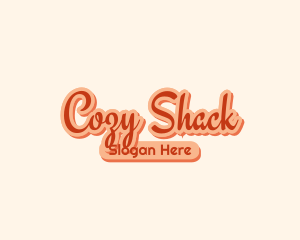 Retro Cozy Salon logo design