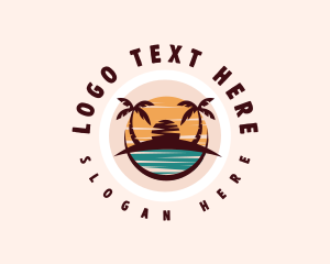 Beach Island Ocean logo