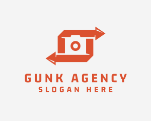 Camera Arrow Photography logo design