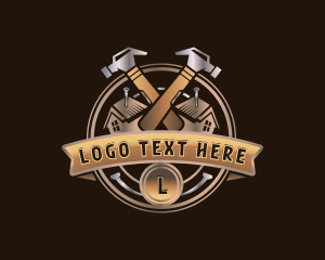 Hammer Carpentry Roofing Logo