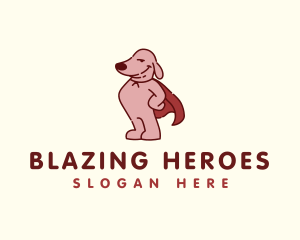 Canine Dog Super Hero logo design