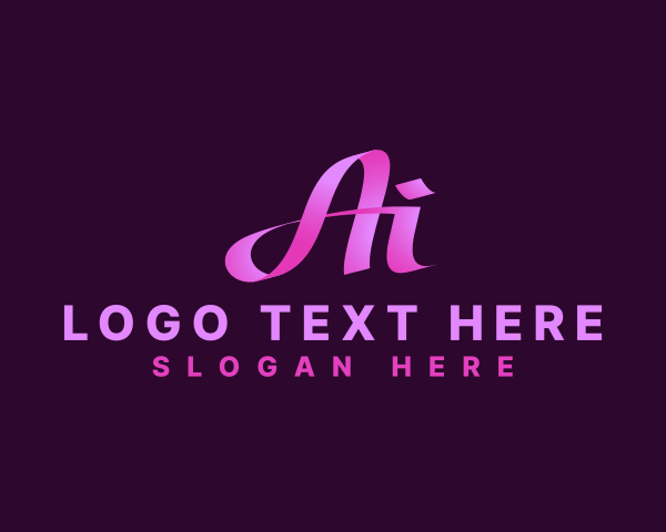 Letter Ai logo example 2