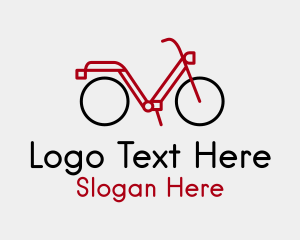 Bike Bicycle Outline logo