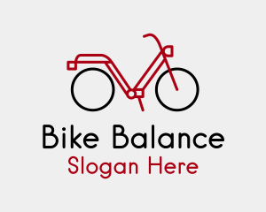 Bike Bicycle Outline logo