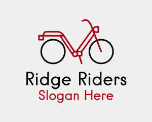 Bike Bicycle Outline logo design