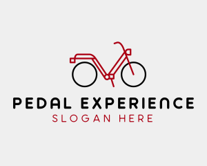 Bike Bicycle Outline logo