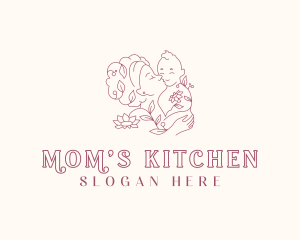 Floral Mother Postnatal logo design