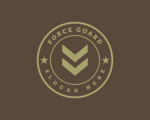 Military Rank Badge logo design