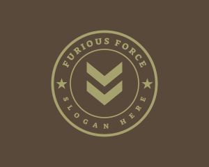 Military Rank Badge logo design