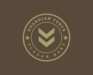 Military Rank Badge logo design