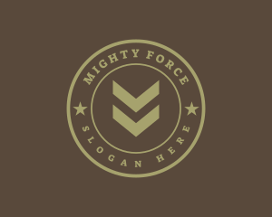 Military Rank Badge logo design