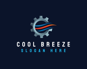 Industrial Gear Ventilation logo design