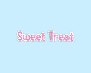 Cute Cartoon Sweets logo design