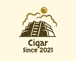 Sun Mayan Pyramid logo