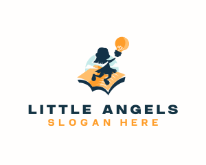Kindergarten Book Education Logo