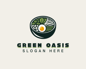 Vegetable Restaurant Dining logo design