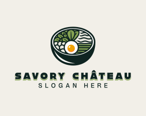 Vegetable Restaurant Dining logo design