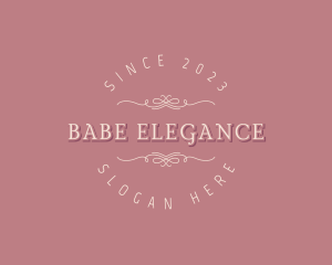 Elegant Feminine Boutique logo design