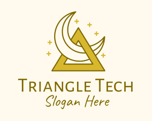 Crescent Moon Triangle  logo