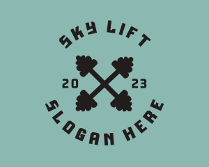 Weight Lifting Gym logo design