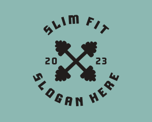 Weight Lifting Gym logo design