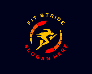 Running Man Fitness logo design