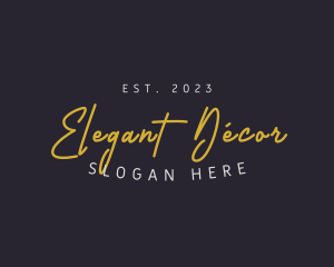 Elegant Business Clothing logo design