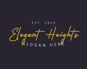 Elegant Business Clothing logo design