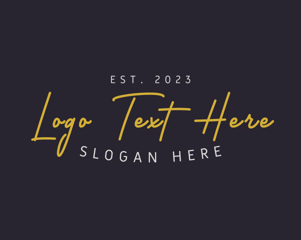 Elegant logo example 3