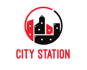 Urban City Builidng logo design