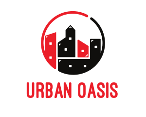 Urban City Builidng logo design