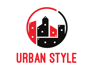 Urban City Builidng logo design