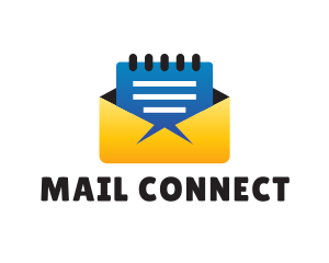 Notepad Mail Envelope  logo design