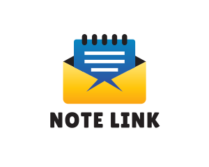 Notepad Mail Envelope  logo design