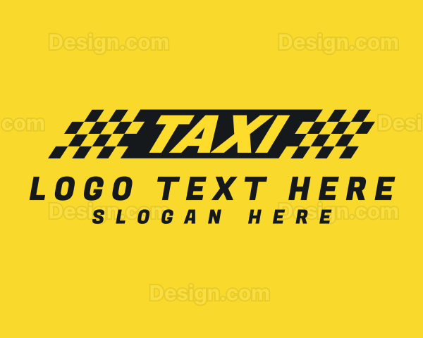 Taxi Cab Rental Transport Logo