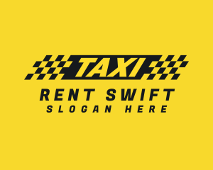 Taxi Cab Rental Transport  logo design