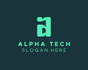 Tech Startup Letter A logo design