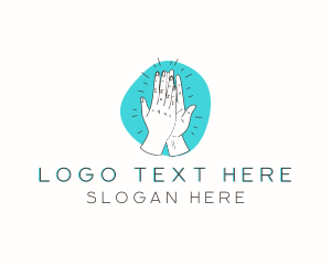 High Hands Greet logo design
