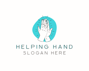 High Hands Greet logo design