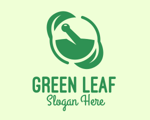 Green Herbal Medicine logo design