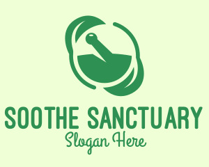 Green Herbal Medicine logo design