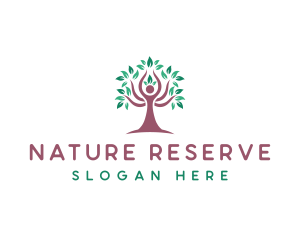 Human Nature Tree logo design