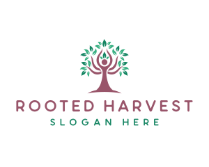 Human Nature Tree logo design