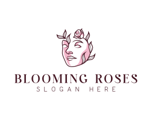 Beauty Face Rose logo design