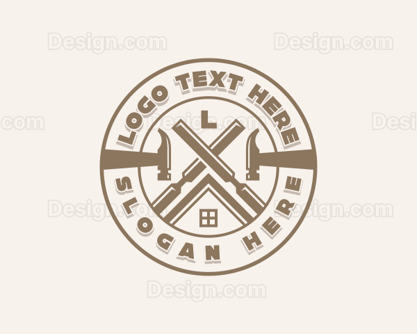 Carpentry Repair Maintenance Logo