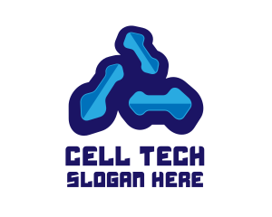 Blue Microbiology Laboratory logo